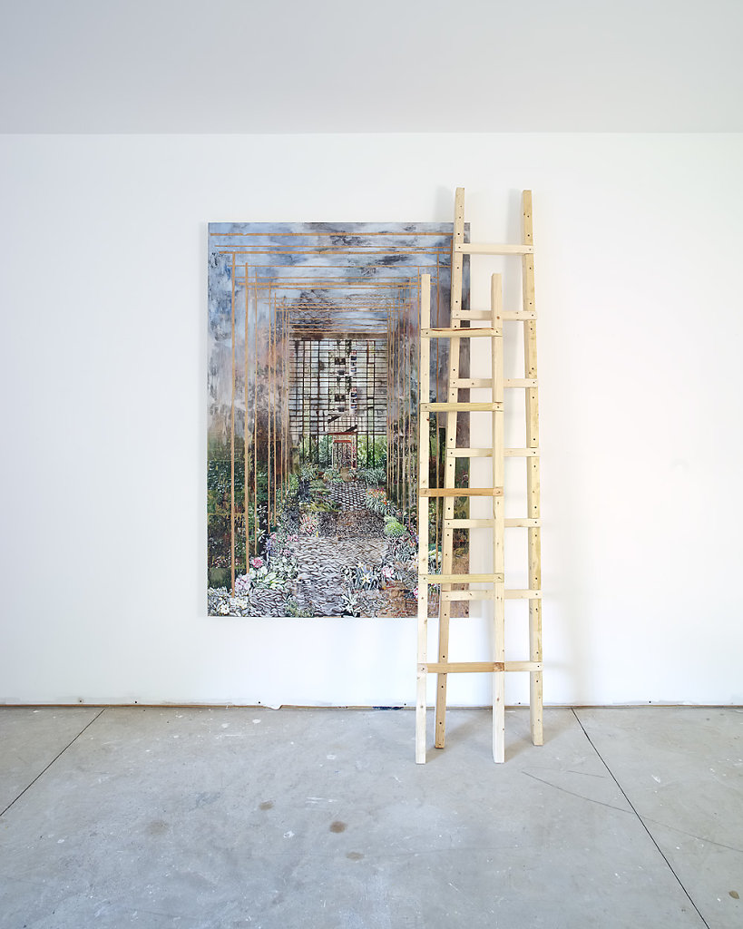 Name and Nature, mixed media on panel, 6’ x 4’ , 2016 