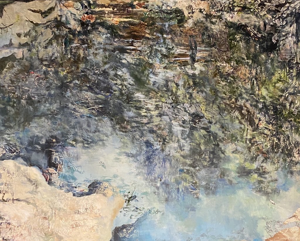 Mountain Mirror, panel two of two (diptych), 2019