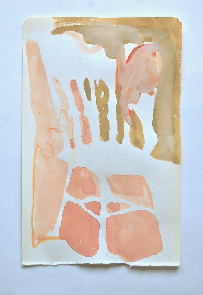 Untitled, 2012, gouache on paper, 8" x 6"