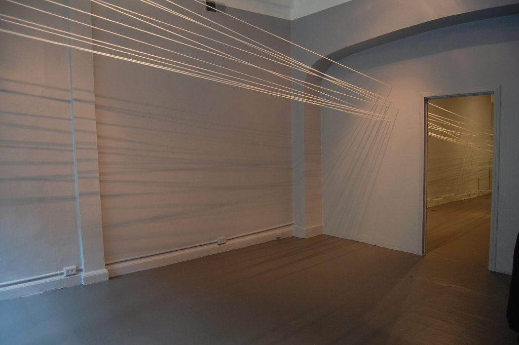 Collaboration with Angela Burkes, Site Specific installation at Twist Gallery, 2013