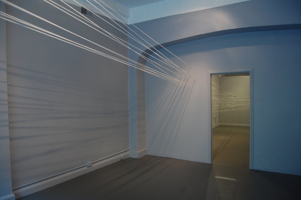 Collaboration with Angela Burkes, Site Specific installation at Twist Gallery, 2013