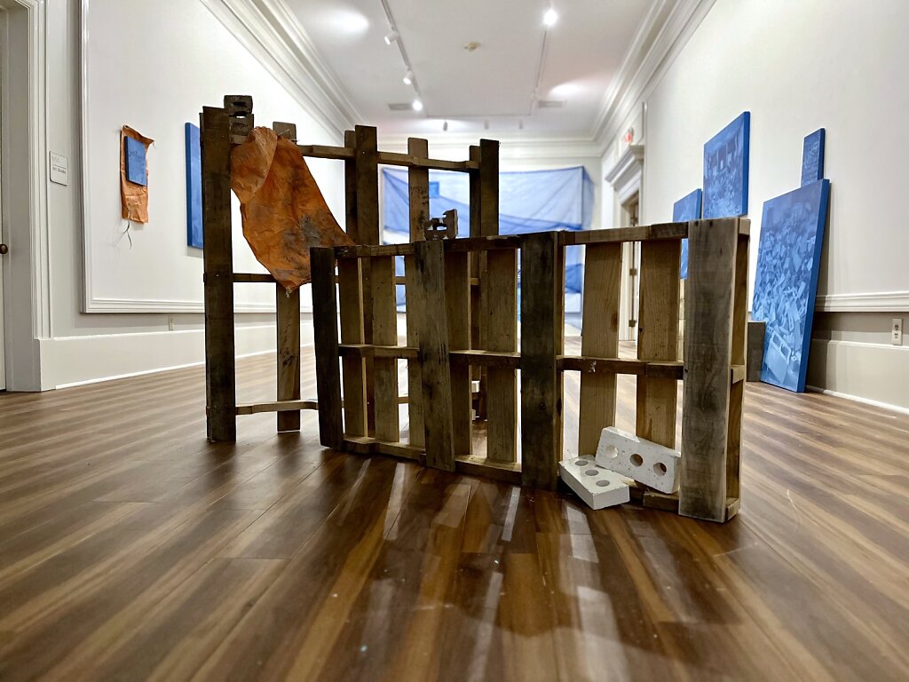 Installation at Kresge Gallery, Lyon University, AR.  